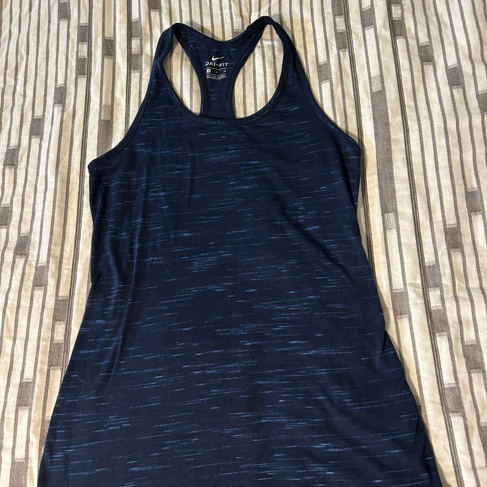 Nike Women's Navy Racerback Tank Top